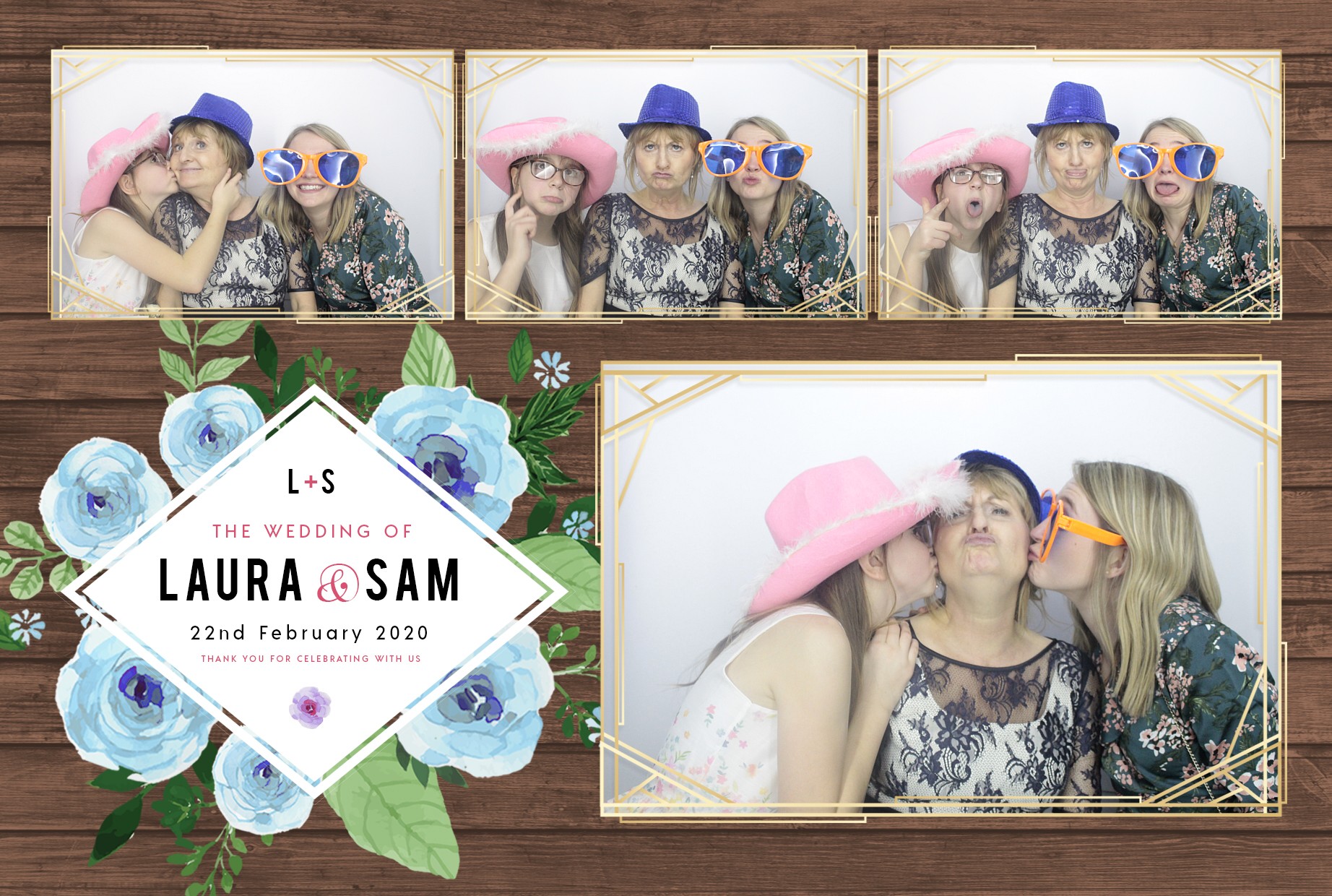Laura and Sam's Wedding | View more photos from the event at gallery.myphotoboothexperience.co.uk/u/MyPhotoBoothExperienceLtd/Laura-and-Sams-Wedding